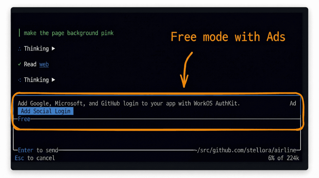 Ads inside Amp Free Image